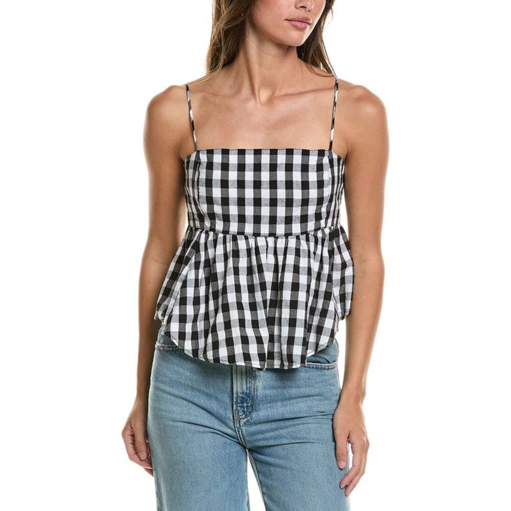 Vintage Havana Womens Woven Flowy Top, Black